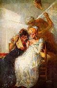 Francisco de Goya Einst und jetzt oil painting artist